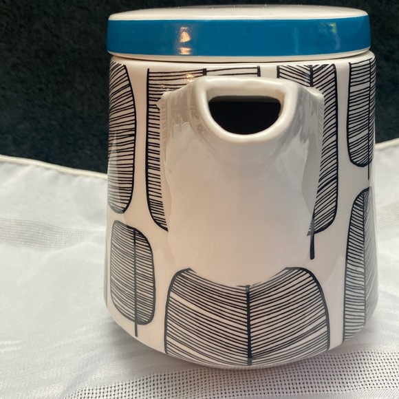 John Lewis  'Little Trees' Teapot Mid Century Retro Style made by Stokes - Picture 16 of 16